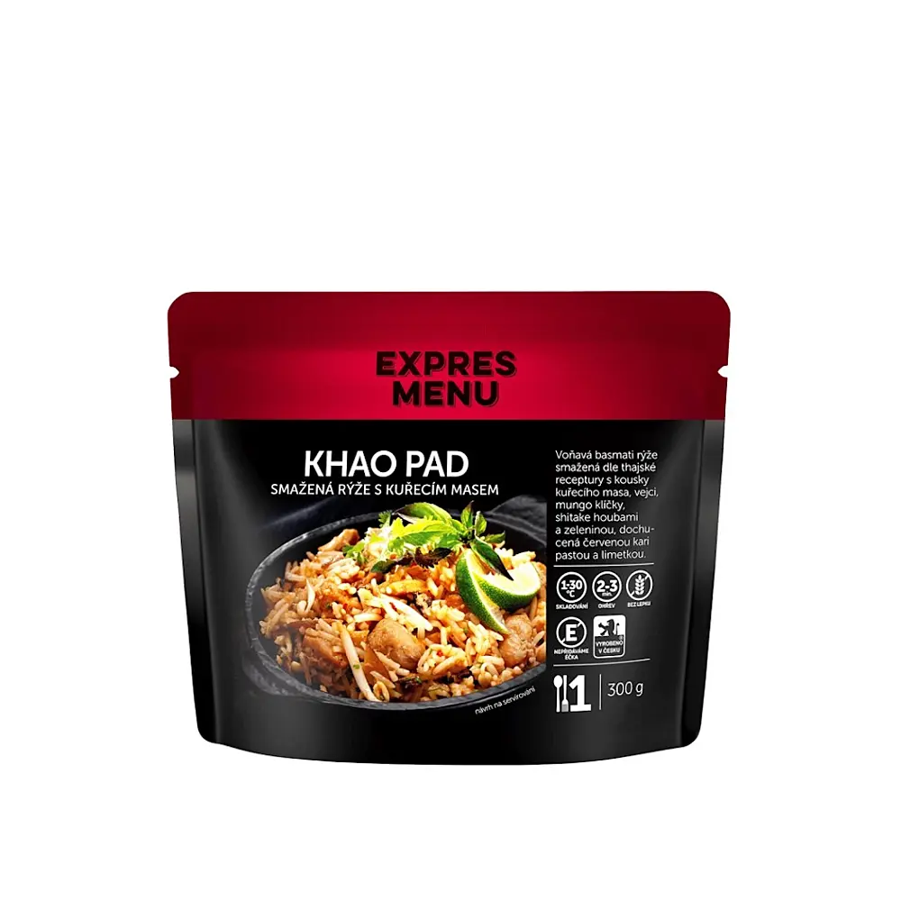 Expres Menu Khao Pad - Smažená rýže s kuřecím masem