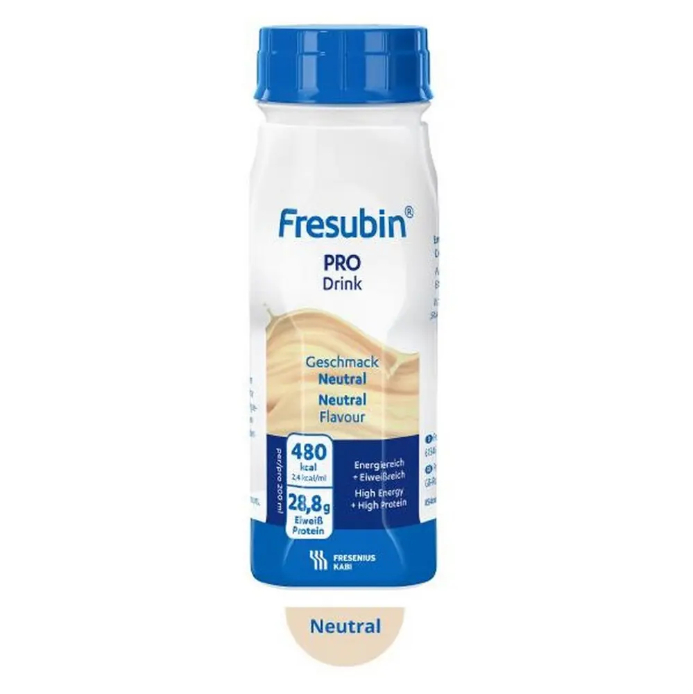 FRESUBIN PRO DRINK PŘÍCHUŤ NEUTRÁLNÍ POR SOL 4X200ML