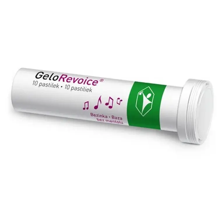 GeloRevoice pastilky do krku bezinka-bez mentholu 10ks