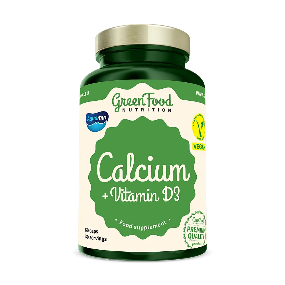GreenFood Calcium+Vitamin D3 cps.60