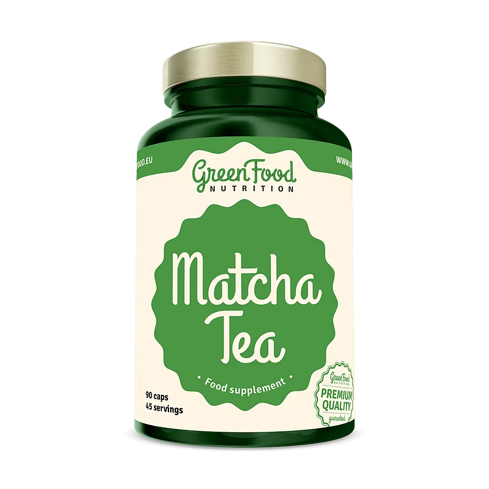 GREENFOOD NUTRITION Matcha tea 90 kapslí