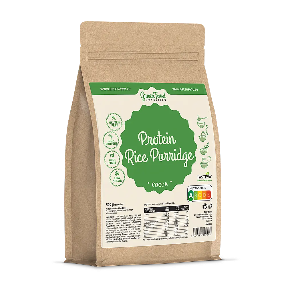 GreenFood Proteinová RÝŽOVÁ kaše 500g