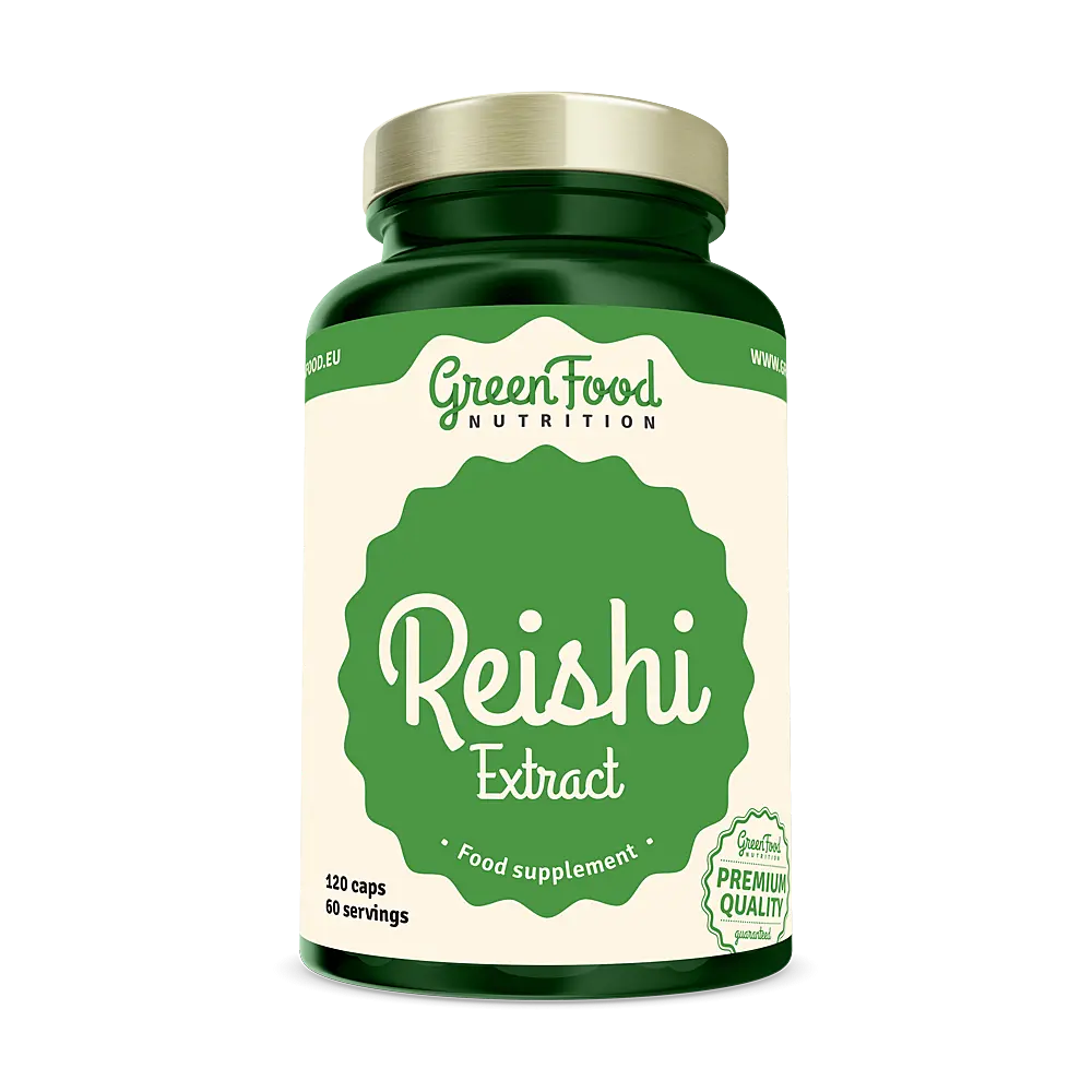 GreenFood Reishi Extrakt 120 kapslí