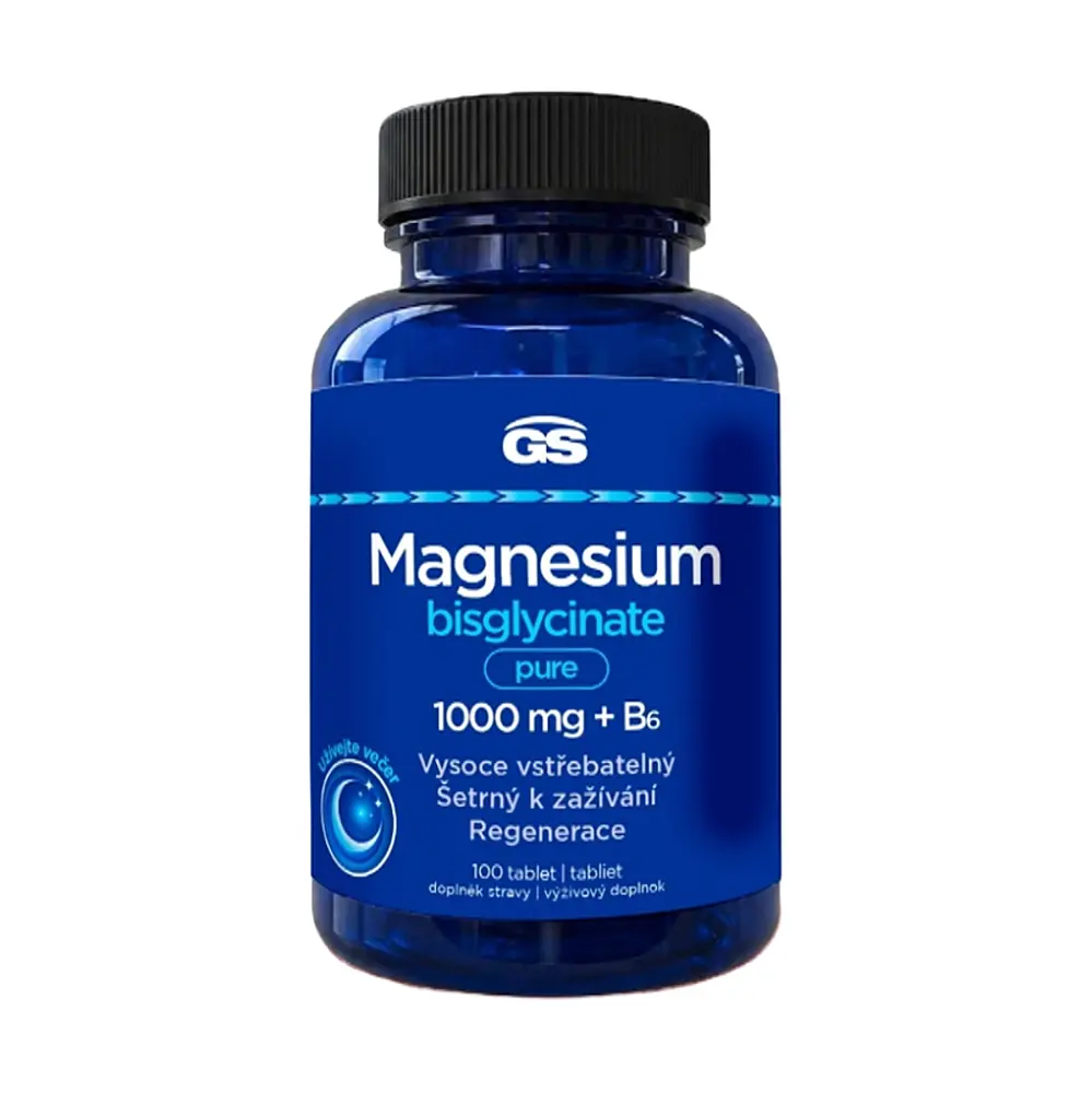GS Magnesium bisglycinate pure 1000 mg + B6 100 tablet