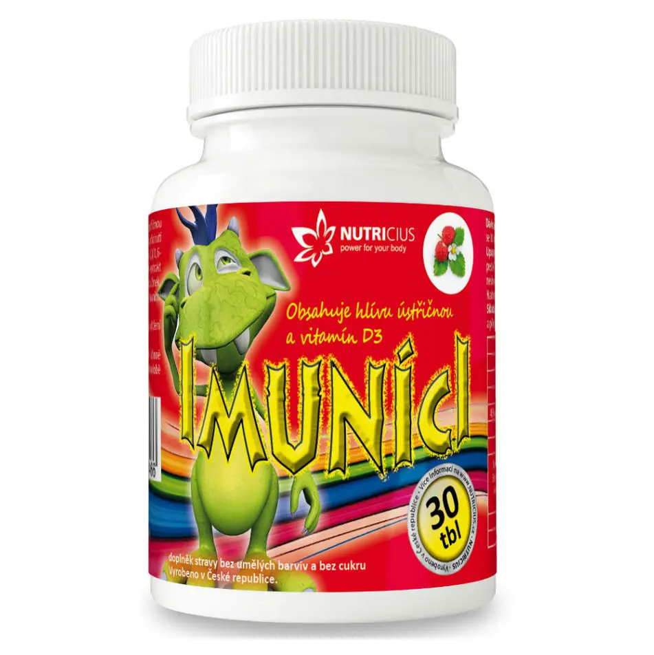 Imuníci Hlíva ústřičná s vit.D pro děti tbl.30