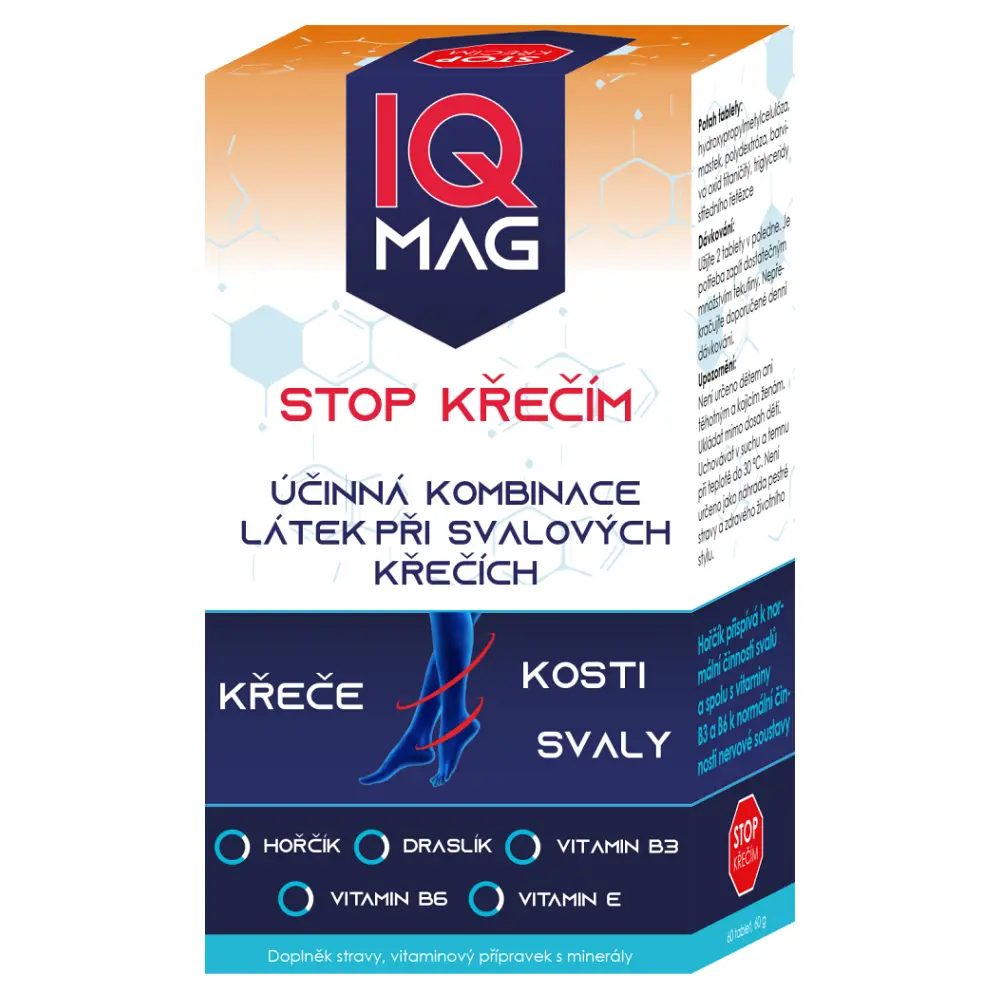 IQ Mag na podporu normální cinnosti svalů 60 tbl