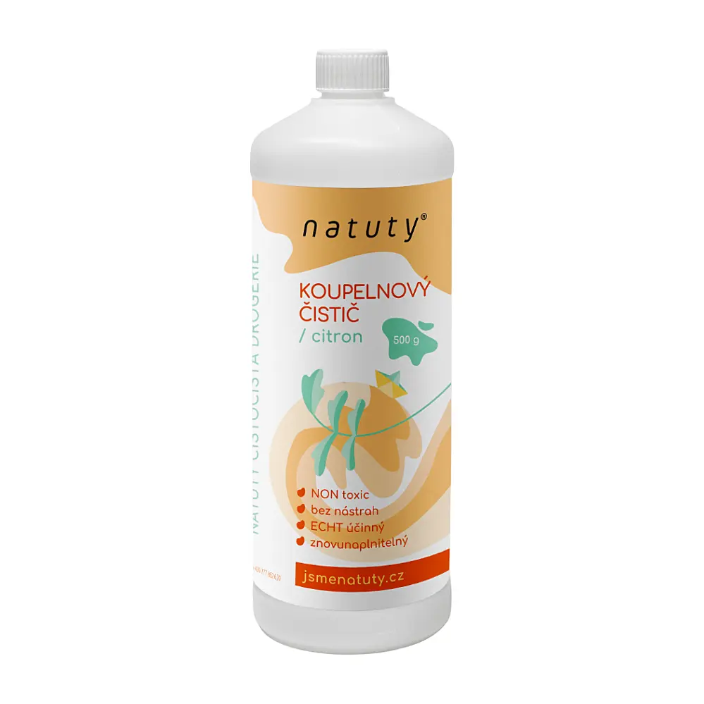 Natuty Koupelnový čistič s vůní citronu 500 ml