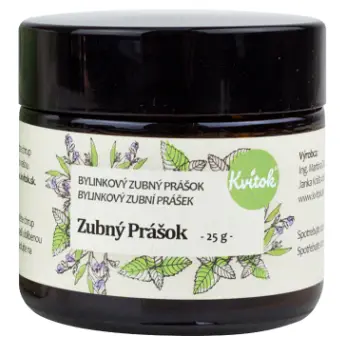 Navia / Kvítok Kvítok Bylinkový Zubní Prášek 25g