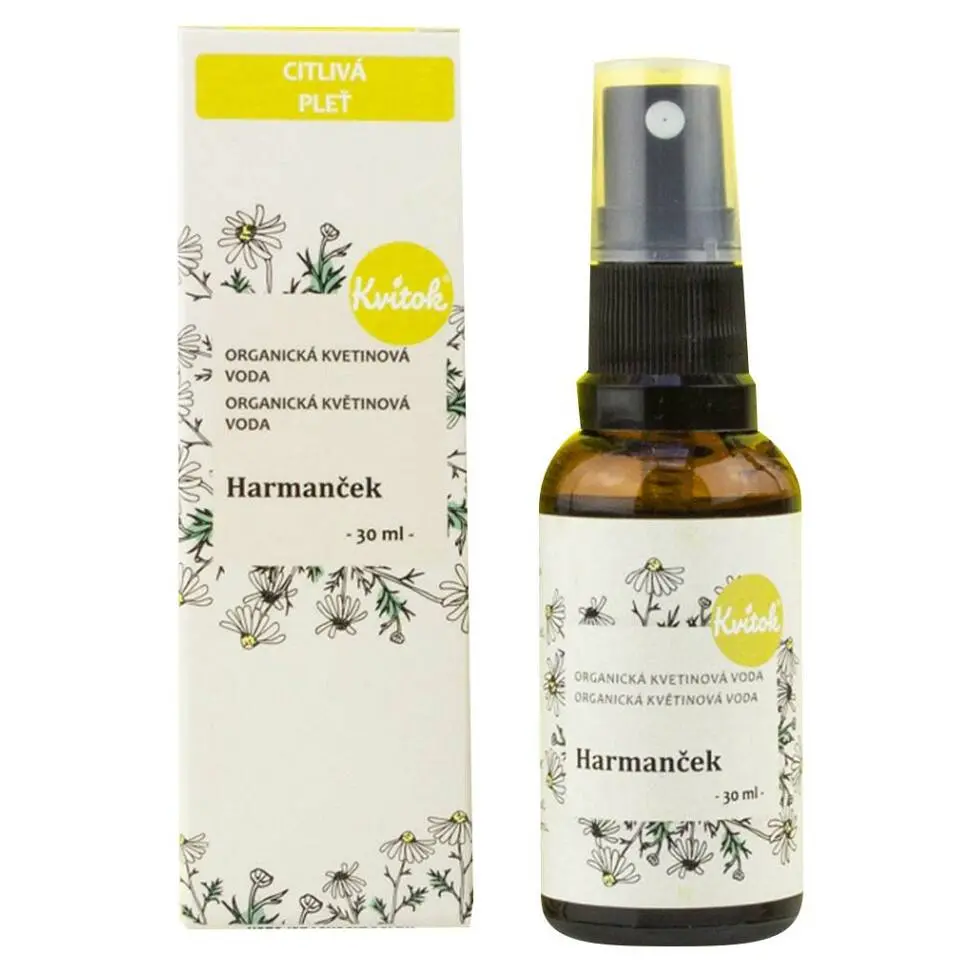 Organická Květinová Voda – Heřmánek 30 ml Kvitok