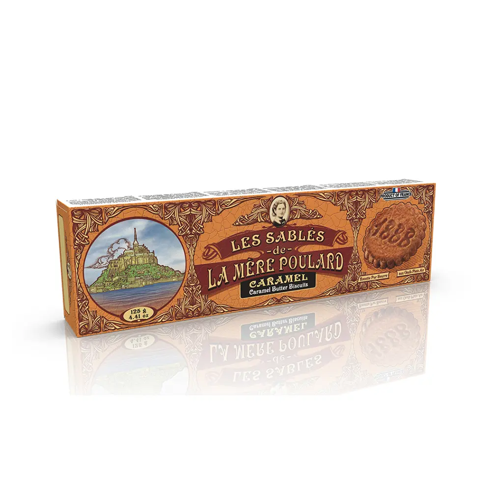 La Mére Poulard Etui Collector Sablés Caramel papír 125g
