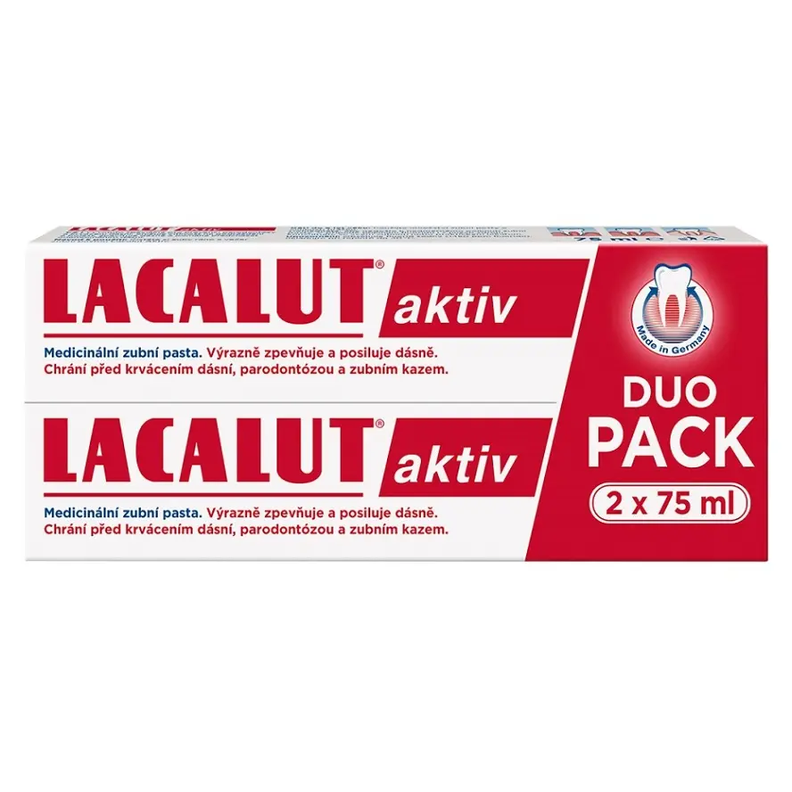 Lacalut Aktiv 2x75ml DUOPACK