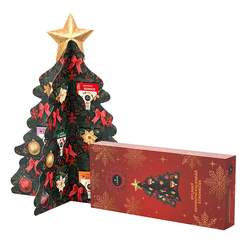 Leros Adventní kalendář stromeček - dárková sada čajů