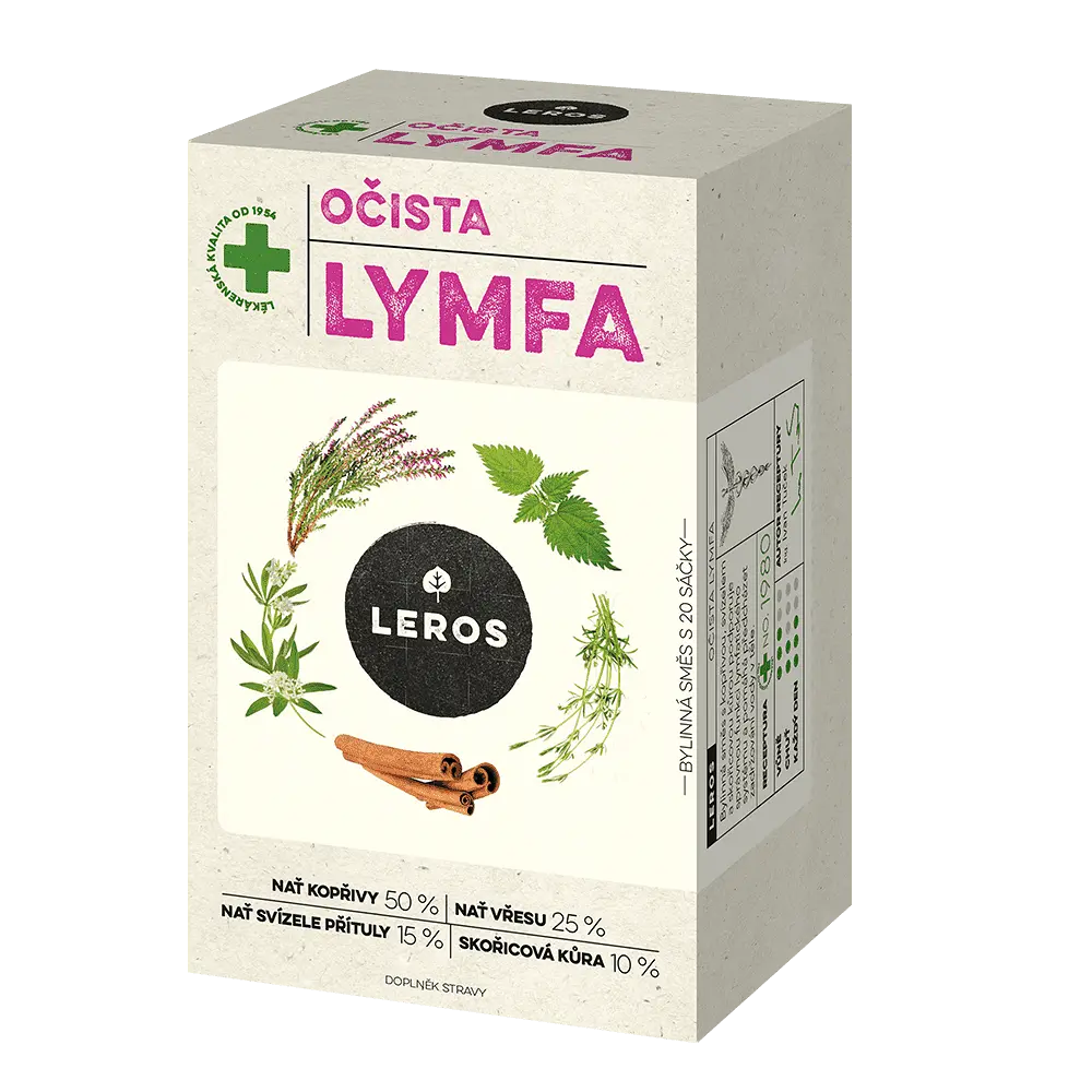 Nobilis Tilia Leros Očista Lymfa 20 x 1,5 g