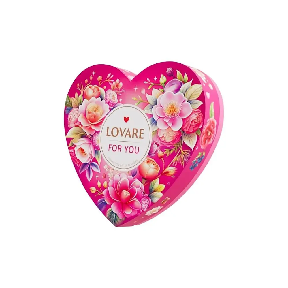 LOVARÉ Tea With Love 68g (34 pyramid, černý čaj)