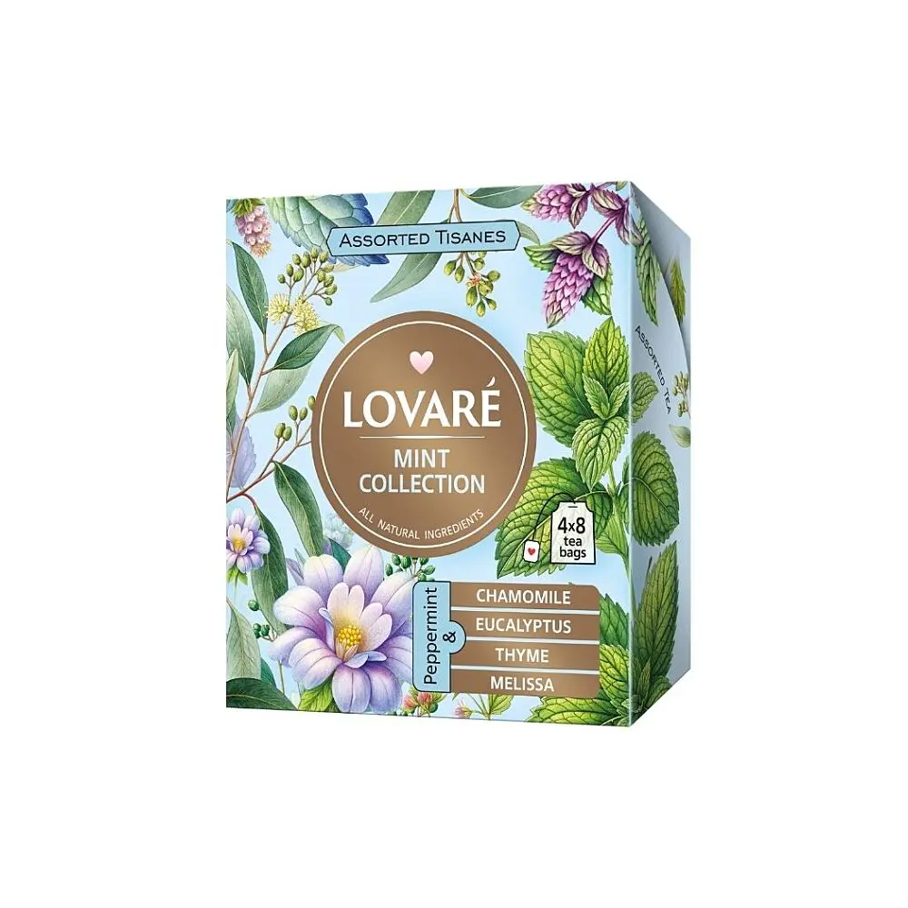 LOVARÉ Mint collection 41,6g (32 sáčků, kolekce čajů)