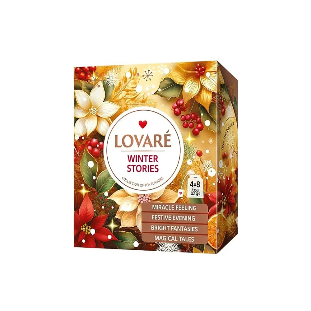LOVARÉ Winter Stories 64g (32 sáčků, kolekce čajů)