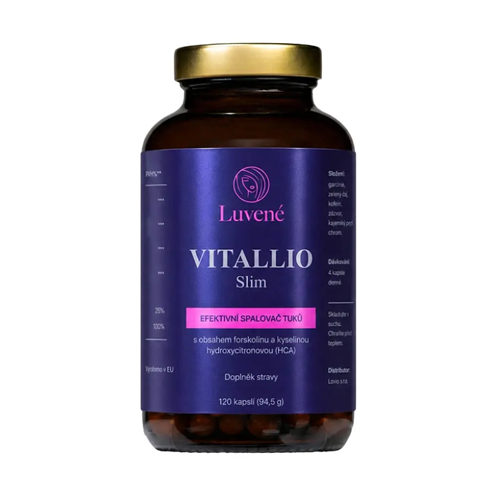 LUVENÉ VITALLIO Spalovač tuků Vitallio Slim 120 tablet