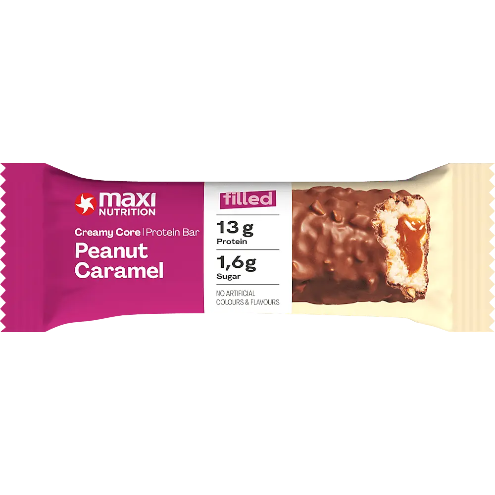 MAXI NUTRITION Creamy core protein bar arašídový karamel 45 g
