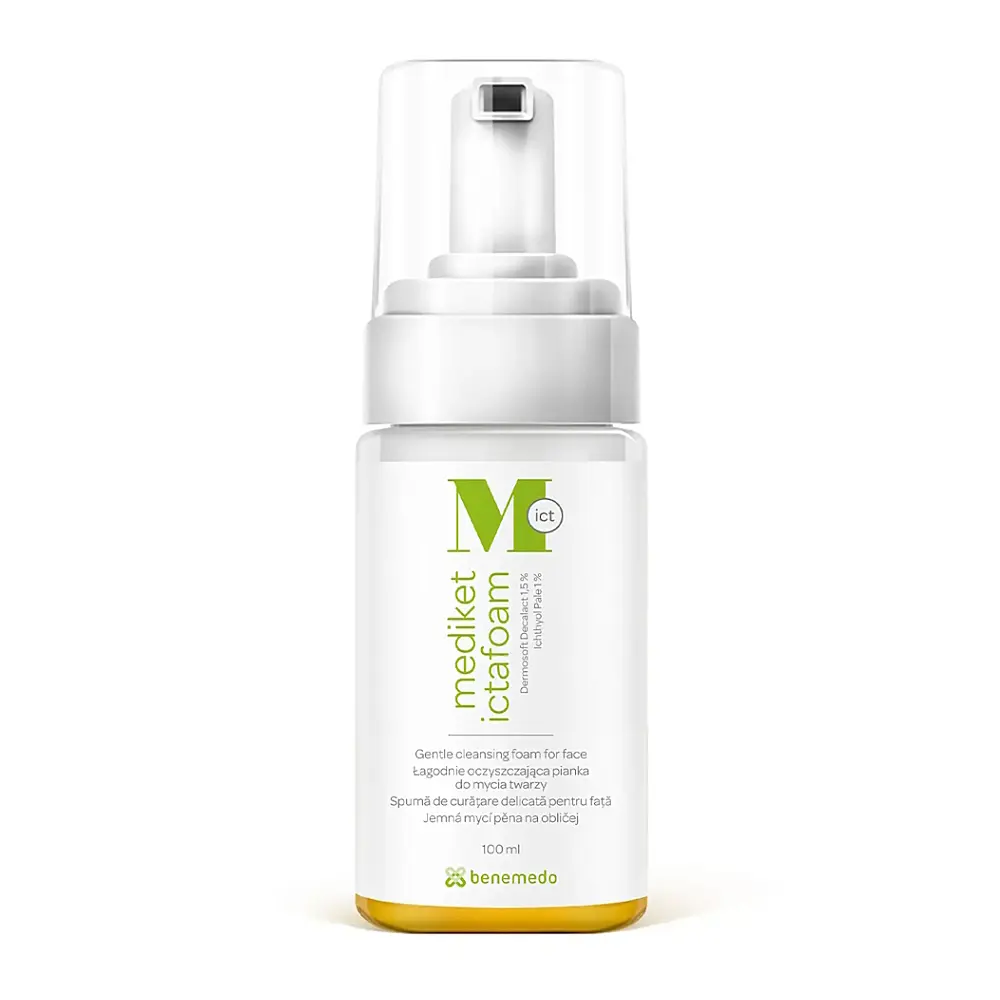 Mediket Ictafoam mycí pěna seborea 100ml