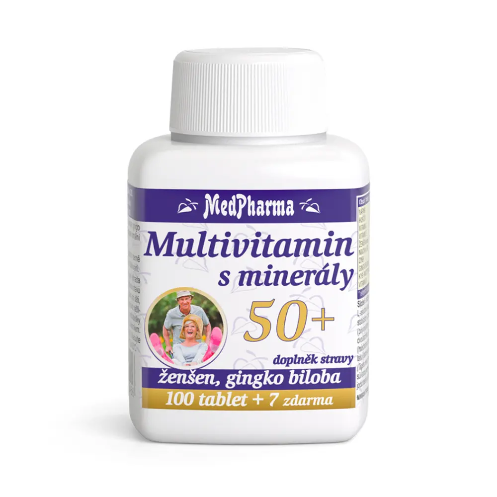 MEDPHARMA Multivitamin s minerály 50+ 107 tablet