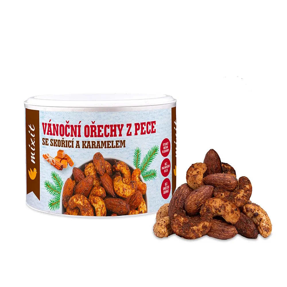 Mixit Vánoční ořechy z pece - směs ořechů - 160 g
