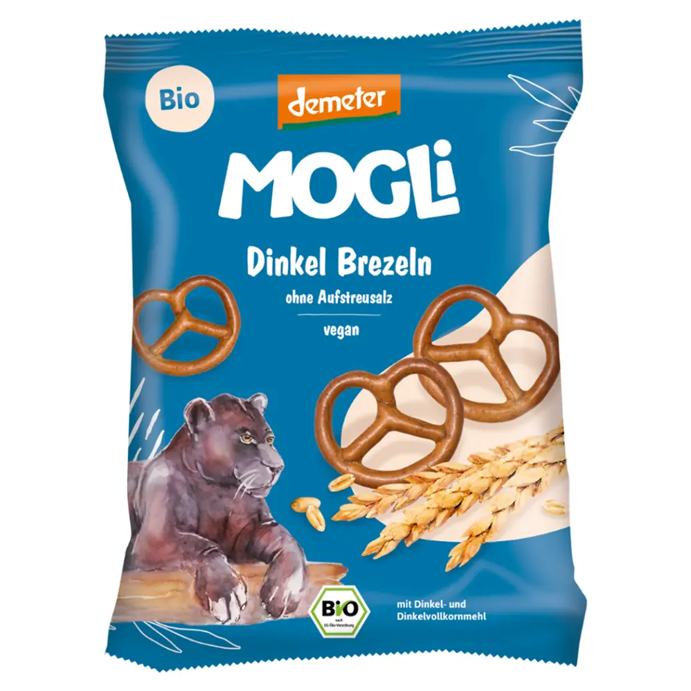 MOGLI Špaldové preclíky s certifikací Demeter 3r+ BIO 50 g