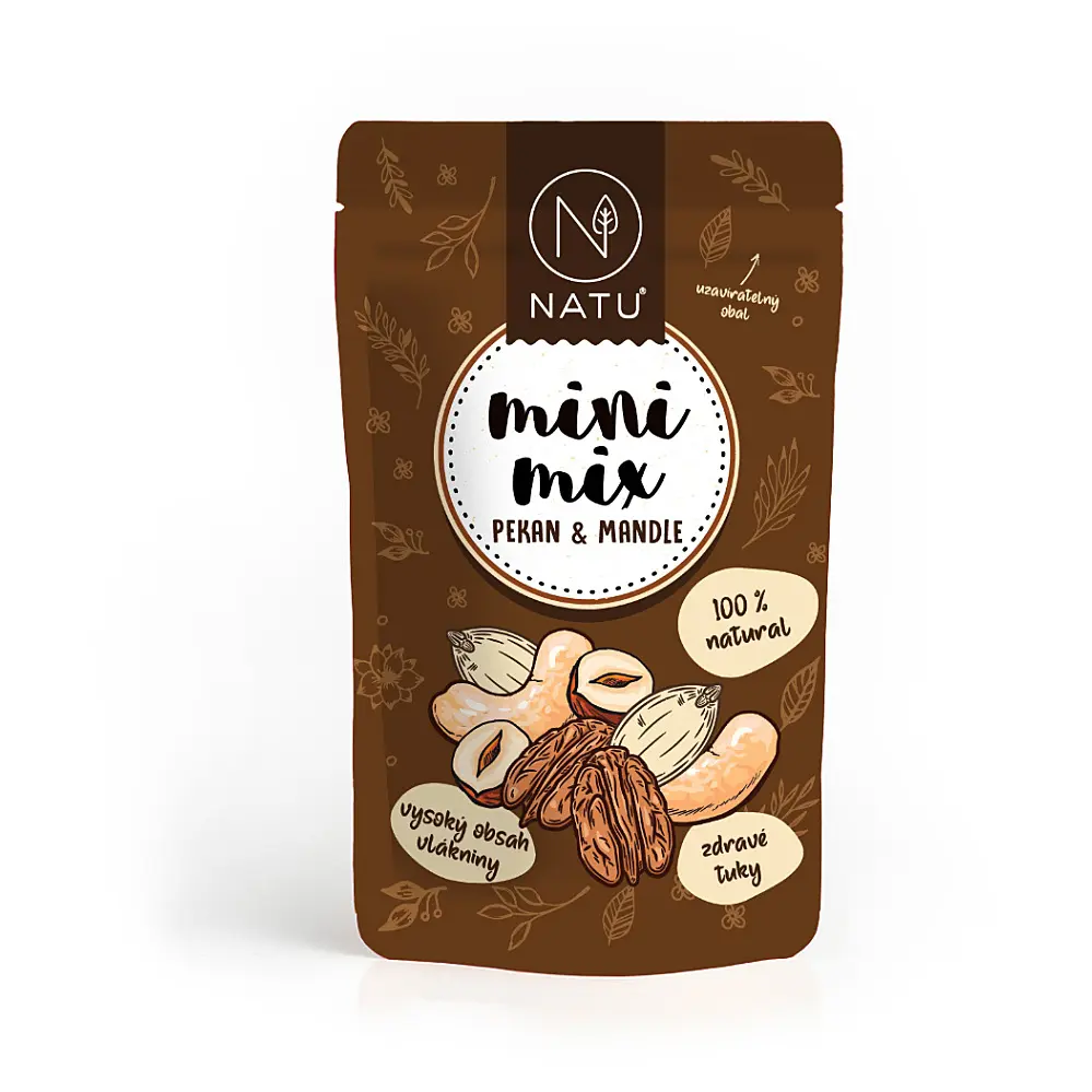NATU Mini mix pekan a mandle 80 g