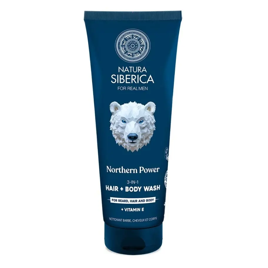 NATURA SIBERICA Arctic Wild Mycí gel 3 v 1 Severní síla 200 ml