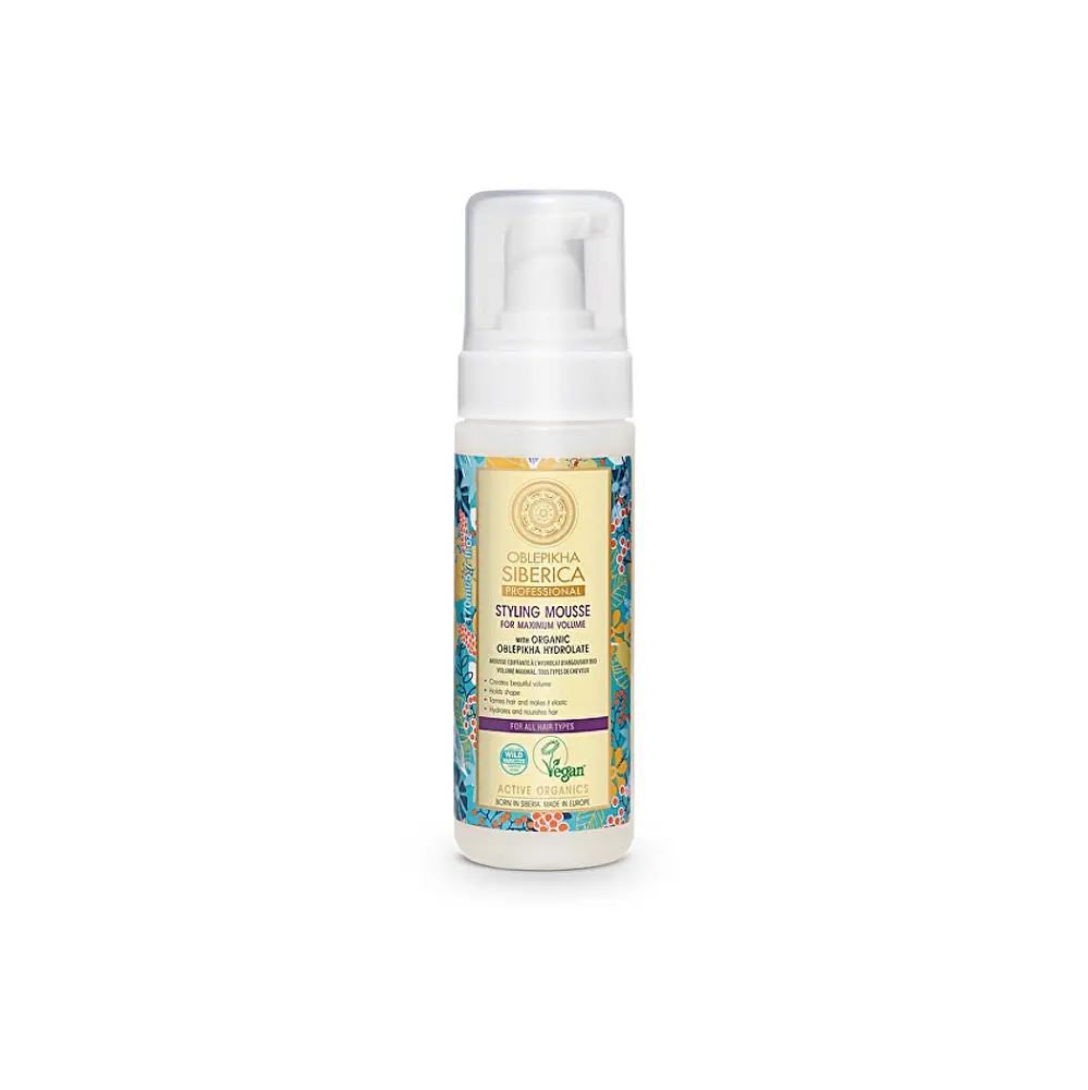 NATURA SIBERICA Rakytníková pěna pro maximální objem 170 ml