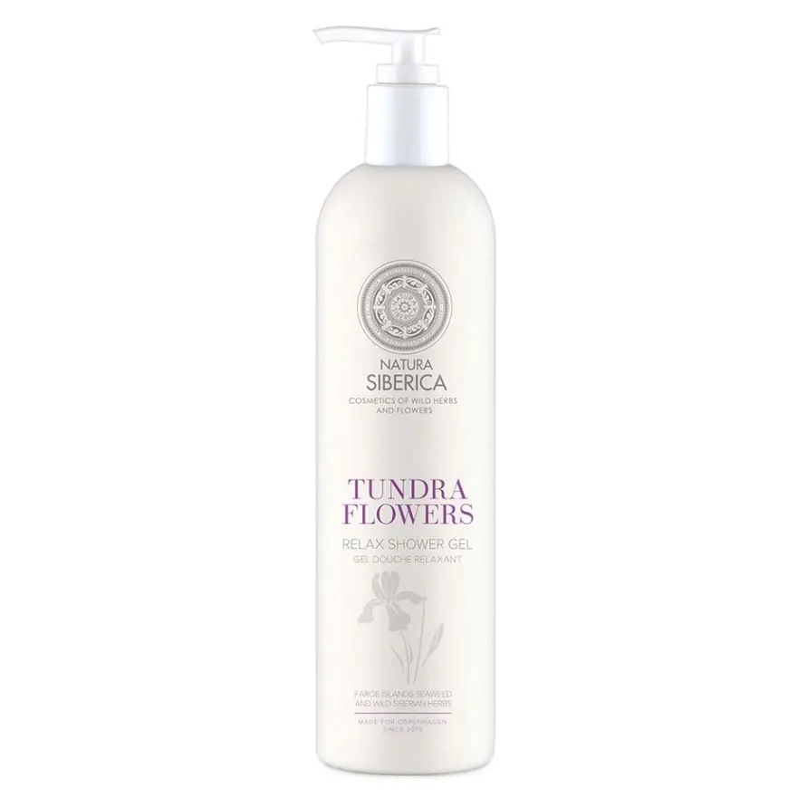 NATURA SIBERICA Relaxační sprchový gel Květiny tundry 400 ml