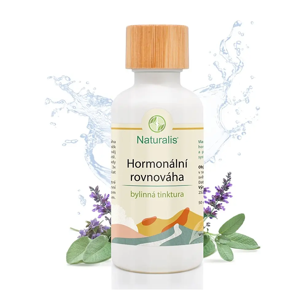 Hormonální rovnováha: bylinná tinktura Naturalis - 50 ml