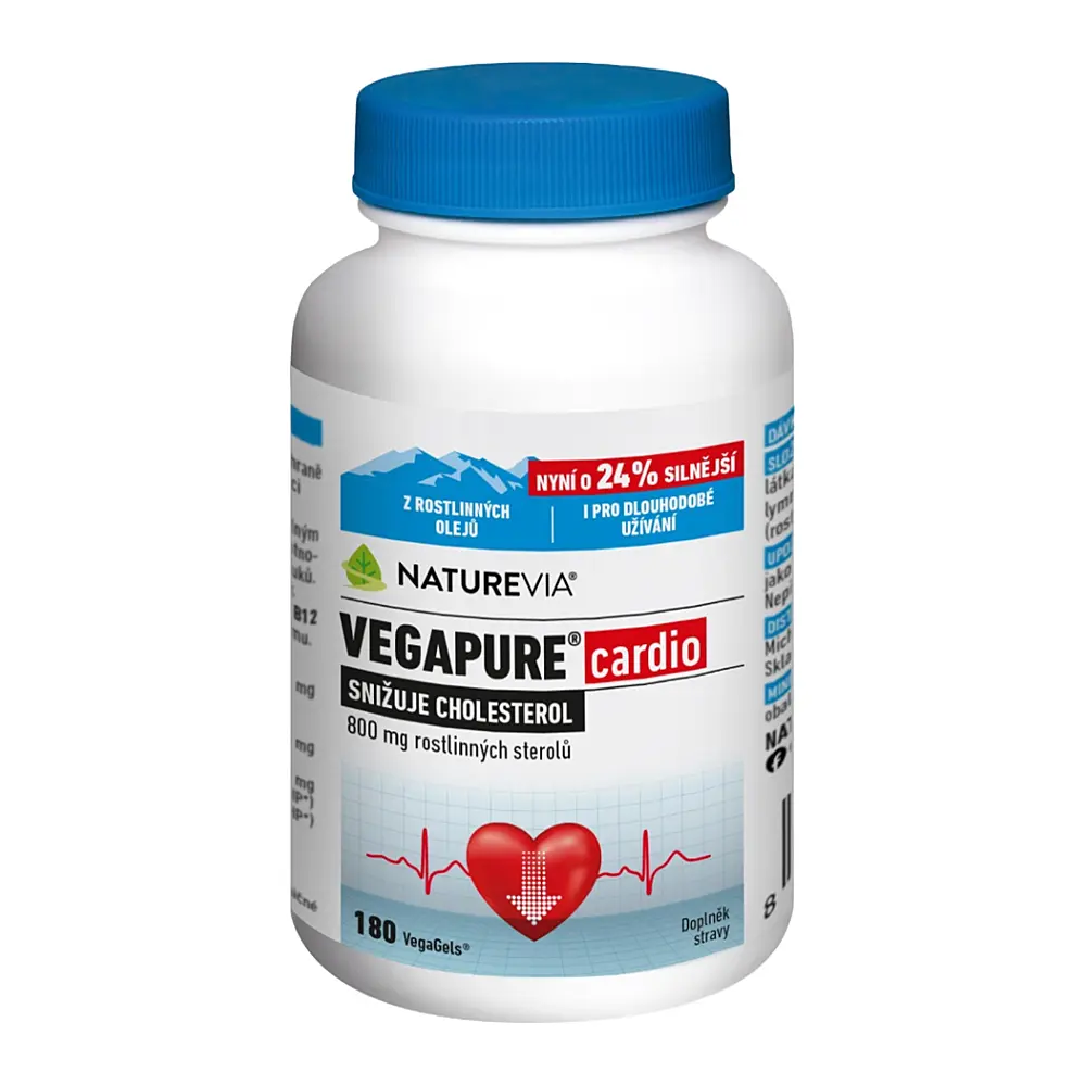 Swiss NatureVia Vegapure cardio 180 kapslí