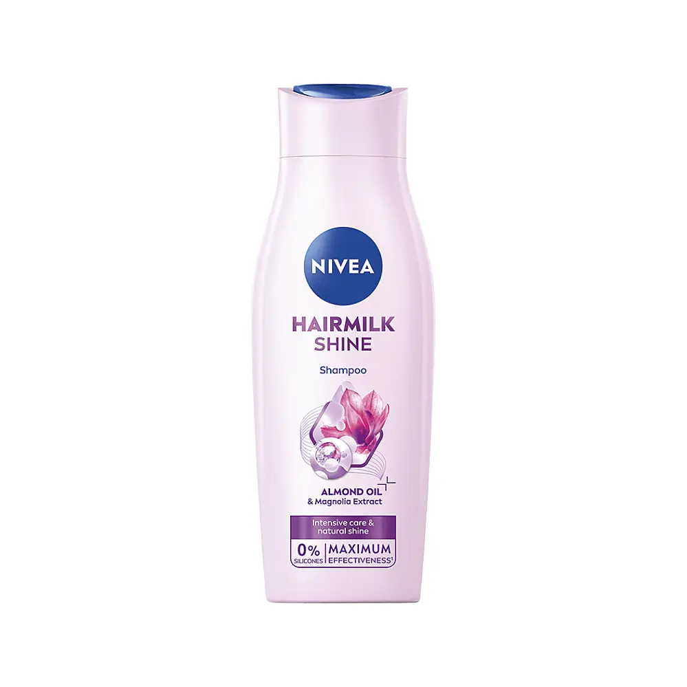 Nivea Šampon WOMEN 400ml Hairmilk Shine