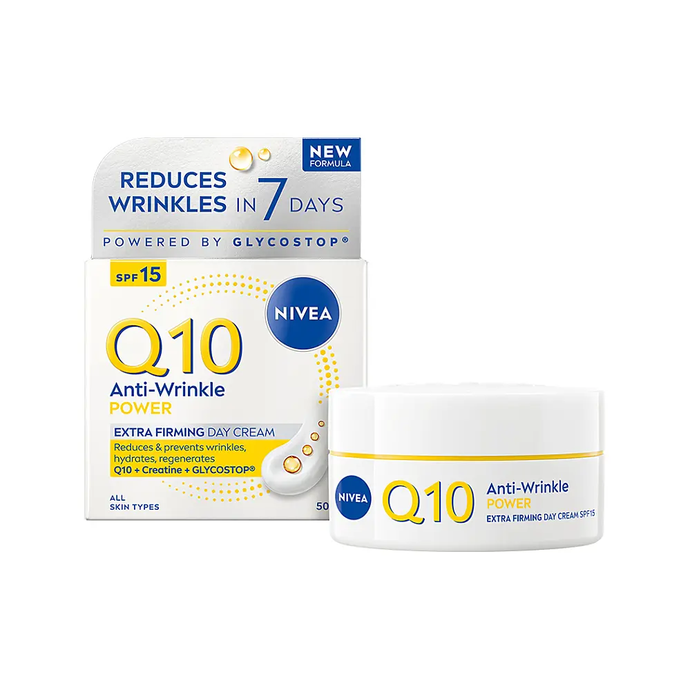 Nivea Q10 Power zpevňující denní krém proti vráskám OF15 50 ml