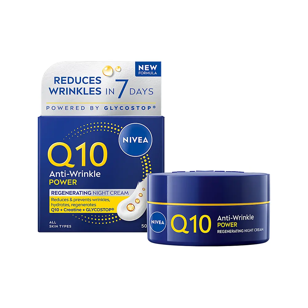 NIVEA Q10 Power Noční krém proti vráskám 50 ml
