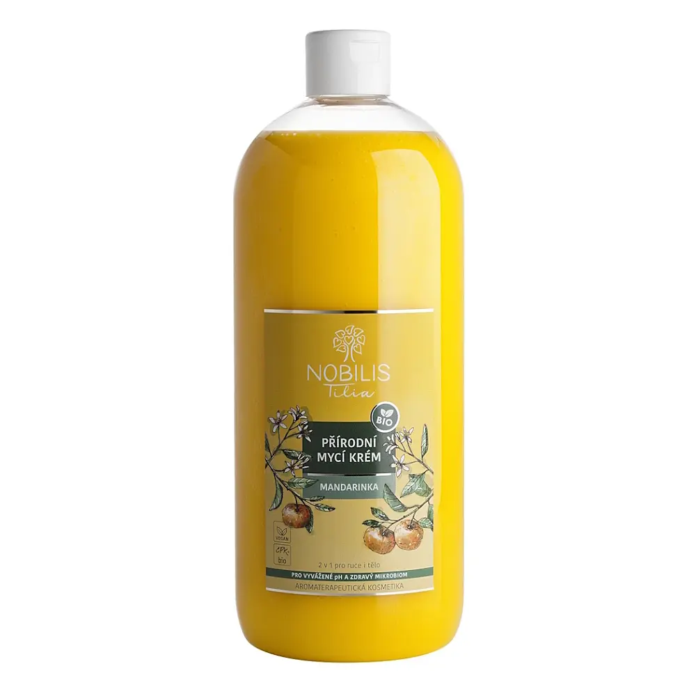 Nobilis Tilia Přírodní mycí krém Mandarinka 1000 ml