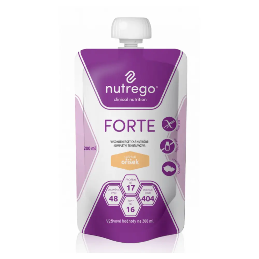 nutrego FORTE oříšek por.sol.12x200ml