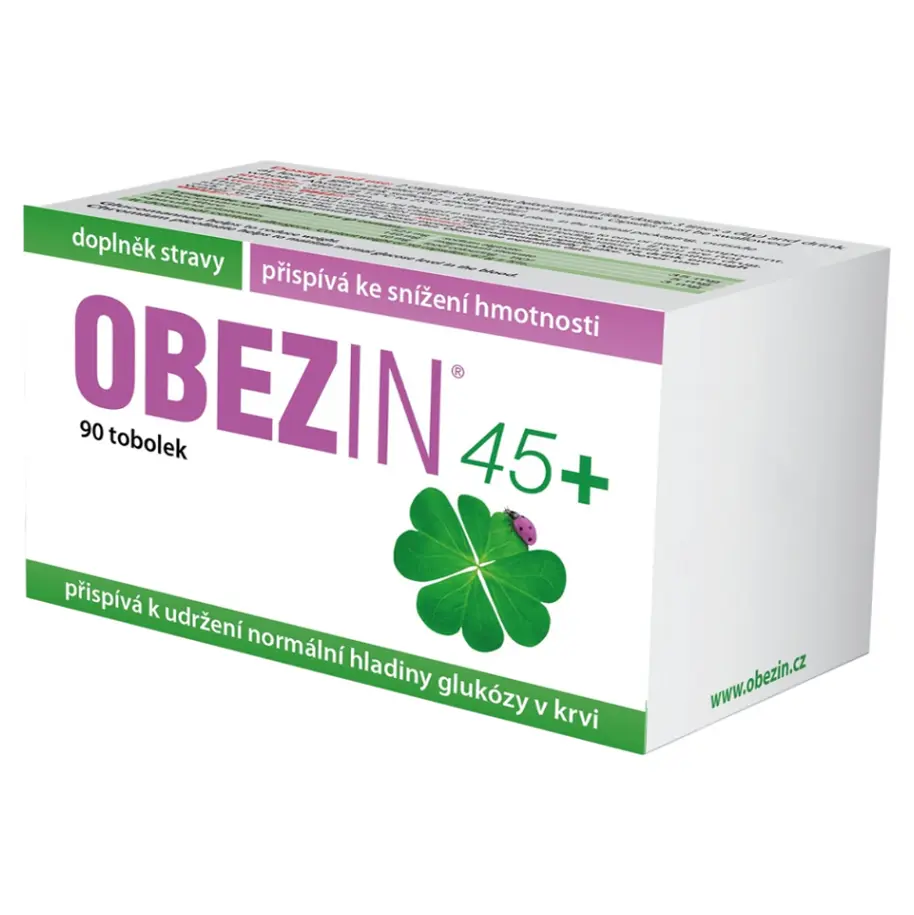 OBEZIN 45+ 14 denní hubnoucí kúra 90 tobolek