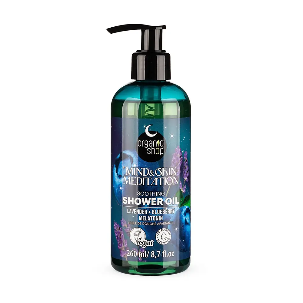 ORGANIC SHOP Sleeping zklidňující sprchový olej mind&skin meditation 260 ml