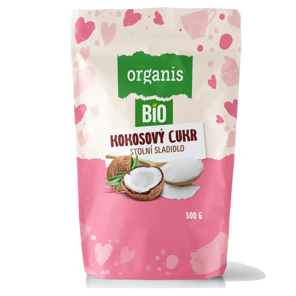 Organis Kokosový cukr stolní sladidlo BIO 500g