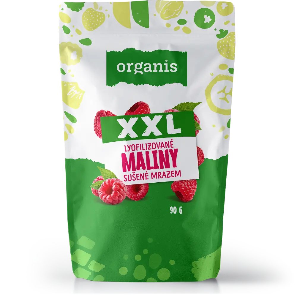 ORGANIS Maliny sušené mrazem XXL 90 g