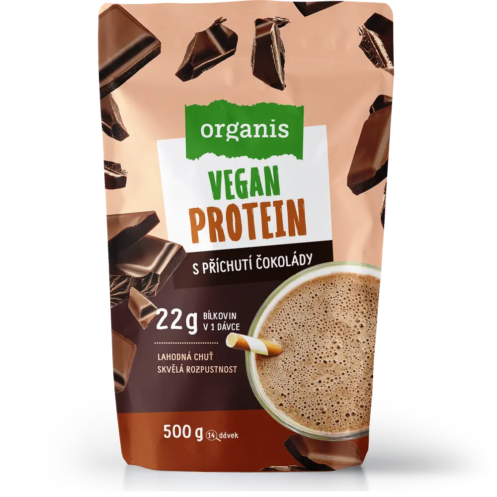 ORGANIS Veganský protein čokoláda 500 g