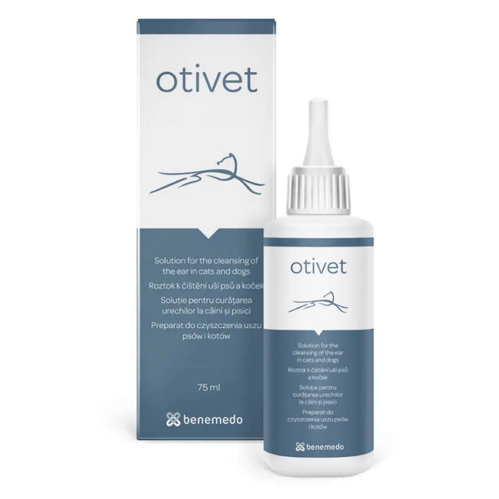 OTIVET Roztok k čištění uší psů a koček 75 ml