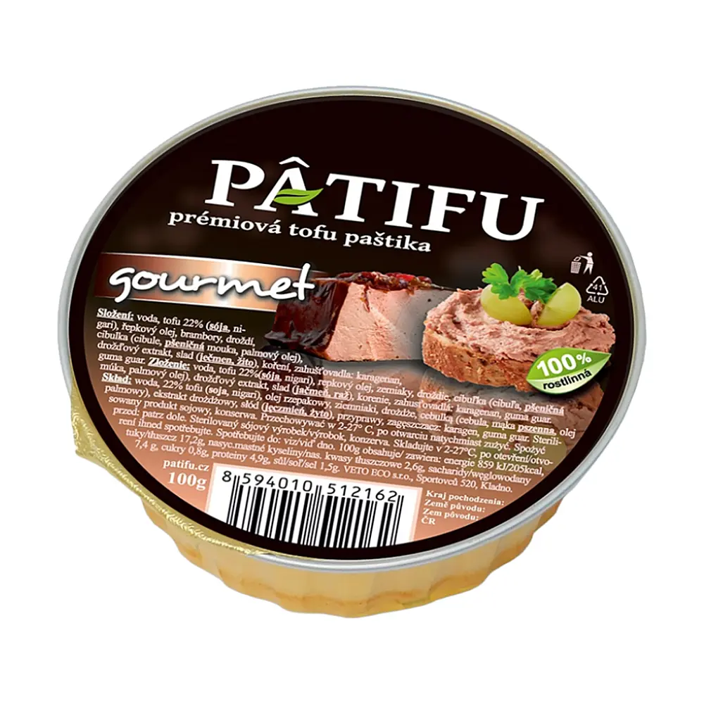 PATIFU Prémiová tofu paštika gourmet 100 g