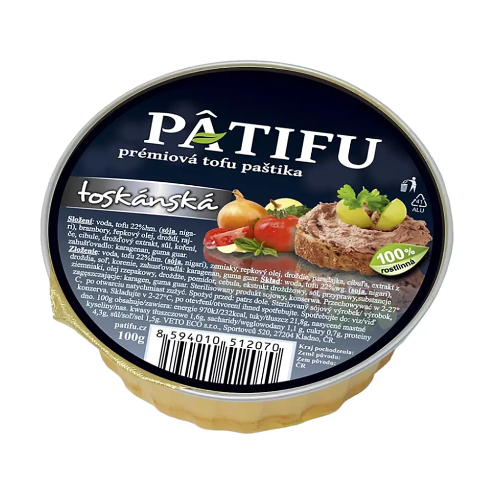PATIFU Prémiová tofu paštika toskánská 100 g
