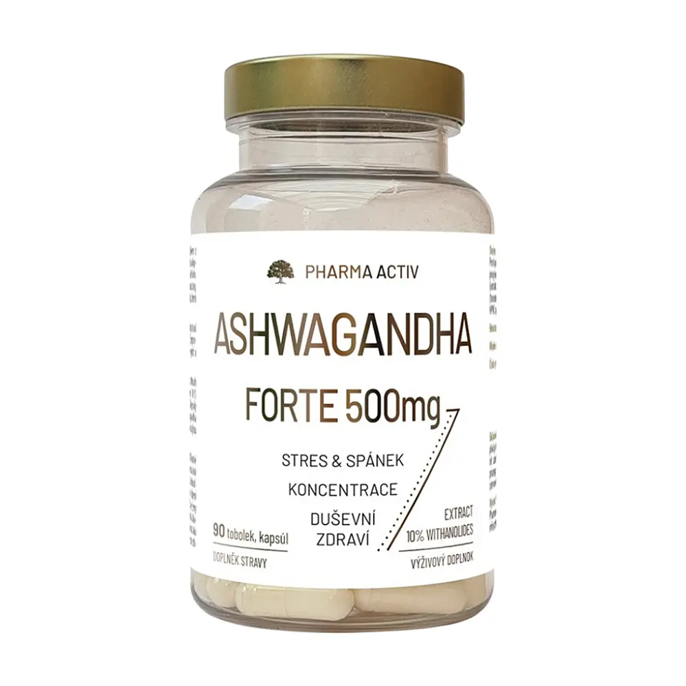PHARMA ACTIV Ashwagandha Forte 500 mg 90 tobolek