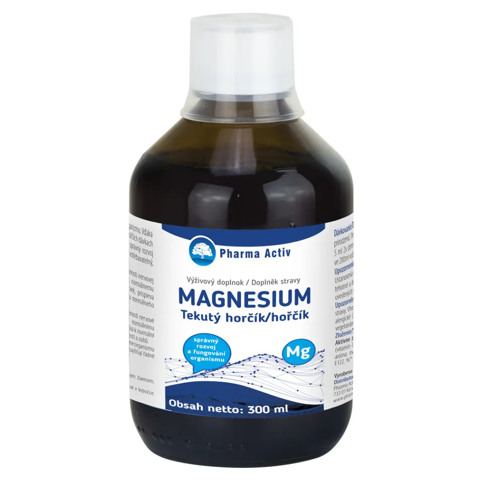 Pharma Activ Koloidní hořčík s vitamínem C 300 ml