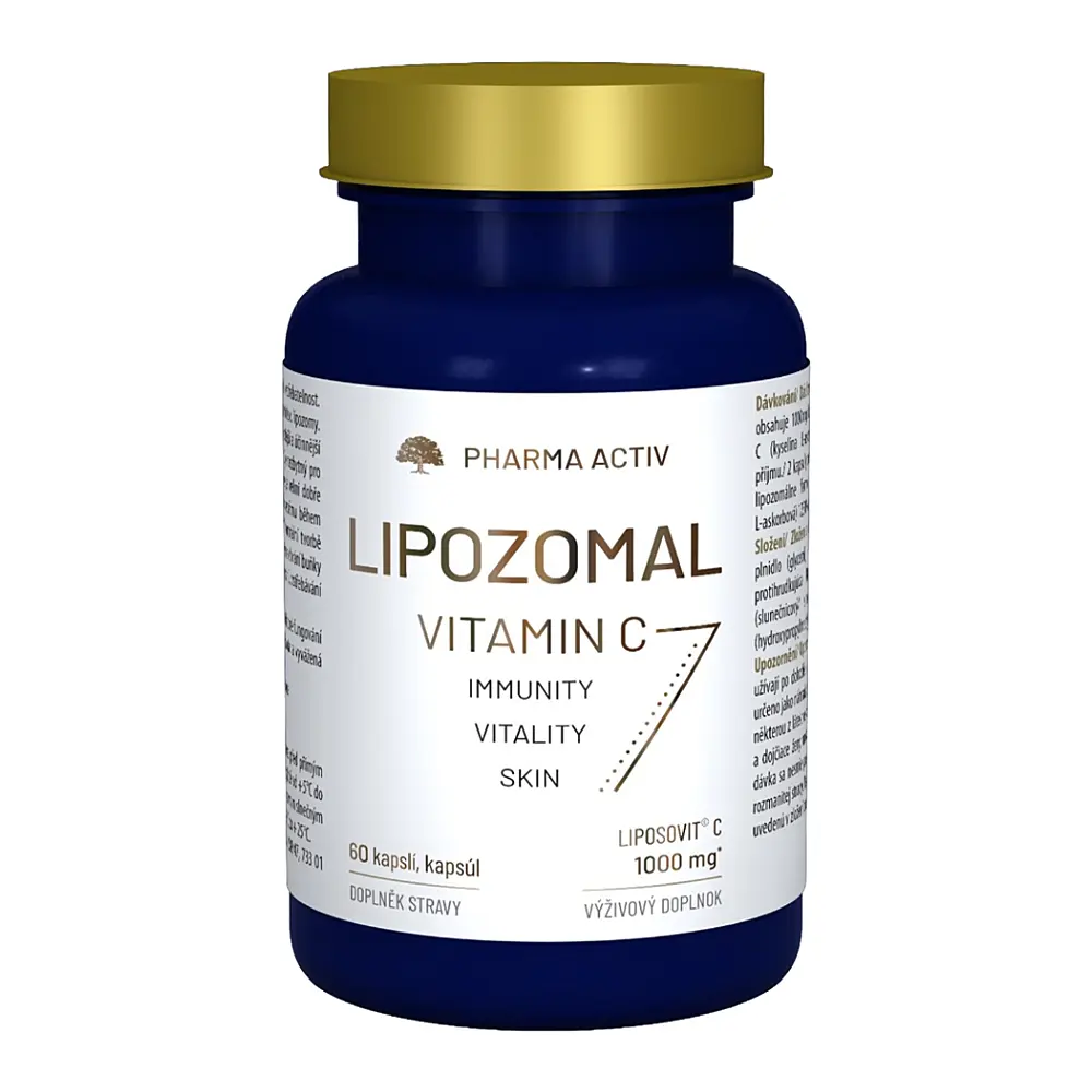 Pharma Activ Lipozomální vitamín C 1000 mg 60 kapslí