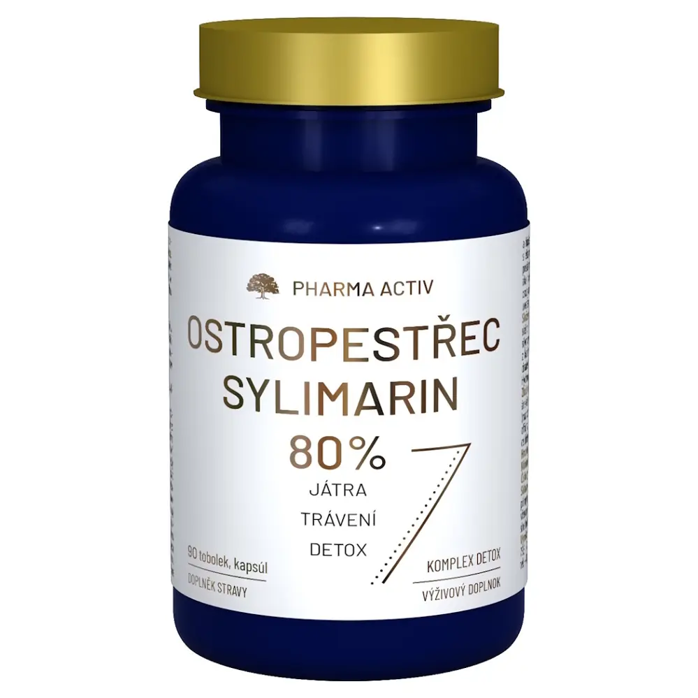 PHARMA ACTIV Ostropestřec Sylimarin 80% 90 tobolek
