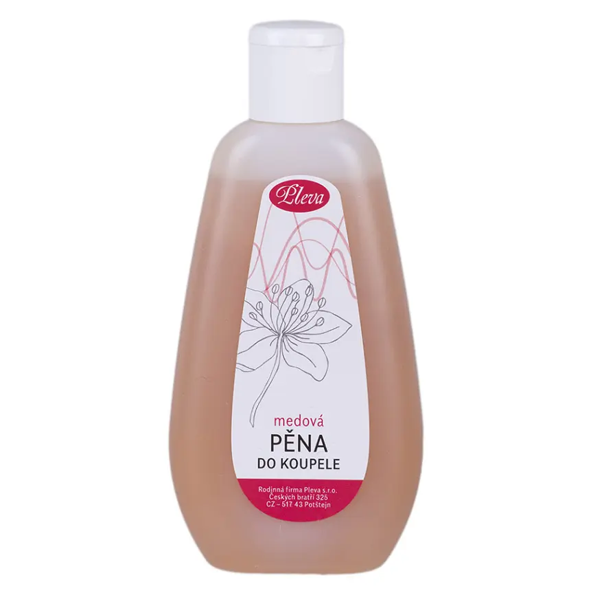 PLEVA Medová pěna do koupele